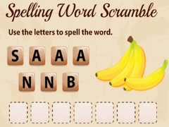 খেলা Spelling Word Scramble
