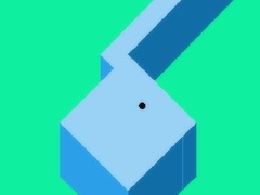 খেলা Rolling Ball Zigzag Game