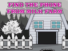 খেলা Find The Phone From Milk Farm