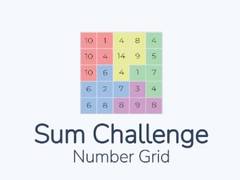 খেলা Sum Challenge Number Grid