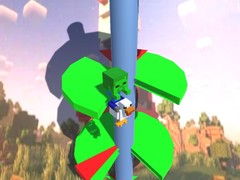 খেলা Chicken Jockey Helix Jump
