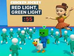 খেলা Chicken Jockey: Red Light Green Light