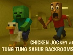 খেলা Chicken Jockey at Tung Tung Sahur Backrooms
