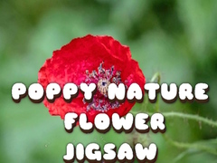 খেলা Poppy Nature Flower Jigsaw
