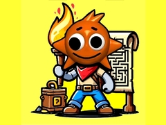 খেলা Sprunki Torches Maze