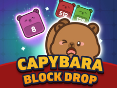 খেলা Capybara Block Drop