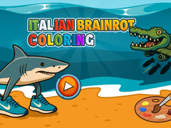 খেলা Italian Brainrot Coloring