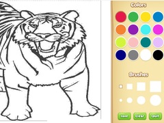 খেলা Tiger Coloring Book
