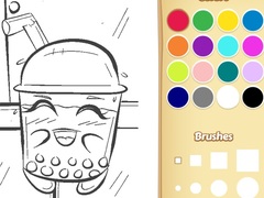 খেলা Boba Tea Coloring Book for Kids