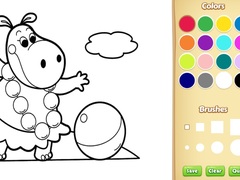 খেলা Baby Farm Animals Coloring Book for Kids