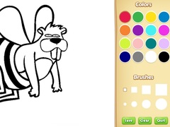 খেলা Funny Animal Coloring Book for Kids