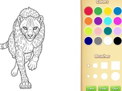 খেলা Wild Animals Coloring Book