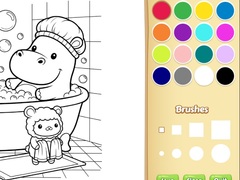 খেলা Cozy Friends Coloring Book for Kids