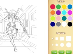 খেলা Wicked Coloring Book for Kids