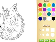 খেলা Mandala Coloring Book For Adults