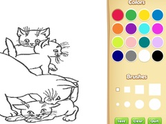 খেলা Cats Coloring Book For Kids