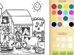 খেলা Farm Coloring Book For Kids