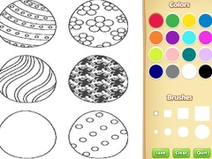 খেলা Easter Eggs Coloring Book for Kids