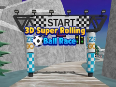 খেলা 3D Super Rolling Ball Race