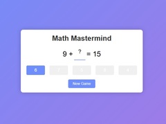 খেলা Math Mastermind