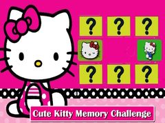খেলা Cute Kitty Memory Challenge