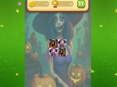 খেলা Halloween Witch Memory Match