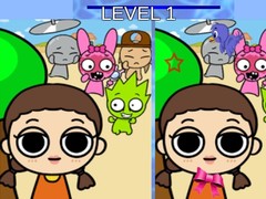 খেলা Sprunki and Squid Game Difference