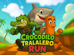 খেলা Crocodilo Tralalero Run