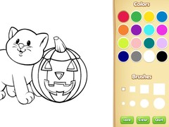 খেলা Halloween Coloring Book