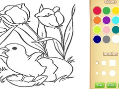 খেলা Flowers Coloring Book For Kids