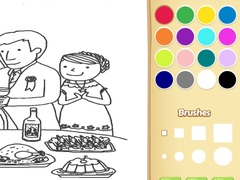 খেলা Wedding Coloring Book for Kids