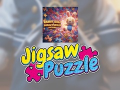 খেলা Rabbit Doll Jigsaw Puzzles For Kids