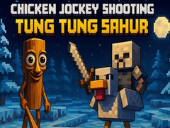 খেলা Chicken Jockey Shooting Tung Tung Sahur