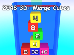 খেলা 2048 3D: Merge Cubes