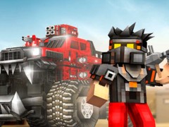 খেলা Blocky Cars: Car Battle