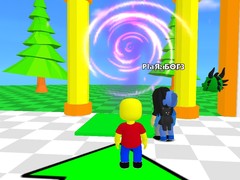খেলা Roblox: The Floor is LAVA Challenge
