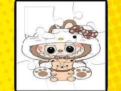খেলা Labubu Jigsaw Puzzles for Kids Game