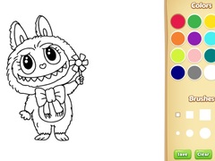 খেলা Labubu Doll Coloring Book for Kids