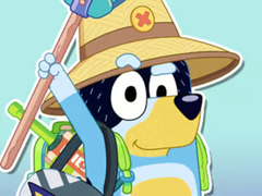 খেলা Jigsaw Puzzle: Bluey Happy Father's Day