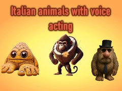 খেলা Italian animals with voice acting