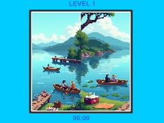 খেলা Pixel Slide Puzzle