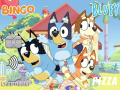 খেলা Jigsaw Puzzle: Bluey Credit Card