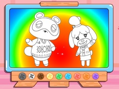খেলা Coloring Book: Animal Crossing