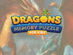 খেলা Dragons Memory Puzzle For Kids