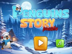 খেলা Penguins Story Puzzle