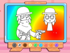 খেলা Coloring Book: Sprunki Tunner