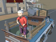 খেলা Grandma with Machine Gun Apocalypsis
