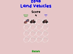 খেলা 2048 Land Vehicles