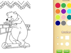খেলা Circus Animals Coloring Book