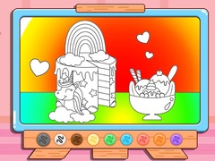 খেলা Coloring Book: Unicorn Chef